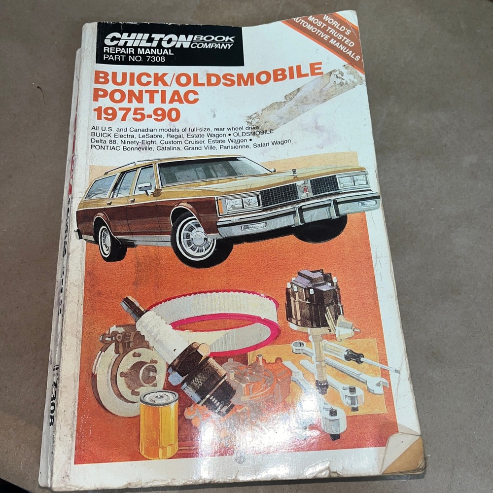 Chilton Book Company Buick Oldsmobile Pontiac 1975-90 Repair Manual Guide 7308